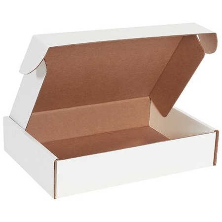 Bsc Preferred 14 x 10 x 3'' White Deluxe Literature Mailers, 50PK BUY00014606